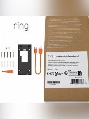 Ring Spare Parts Kit for Battery Doorbell New Sealed Genuine
